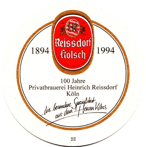 kln k-nw reissdorf klettenberg 1-2a (rund215-1894 1994 100 jahre)